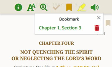 Bookmark location