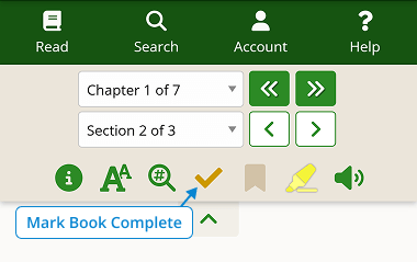 Mark book complete