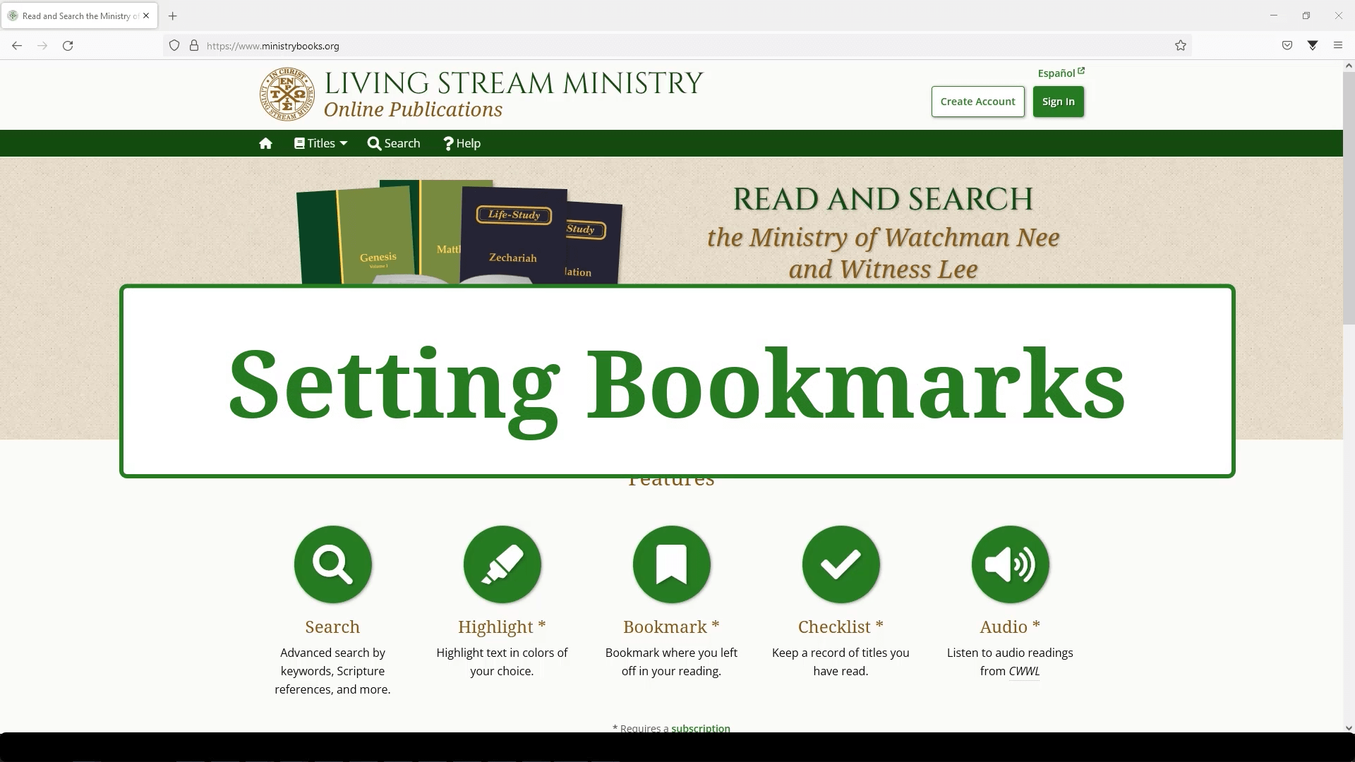 Read and Search the Ministry of Watchman Nee and Witness Lee LSM Online Publications